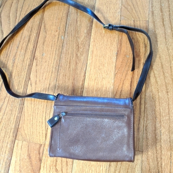 Liz Claiborne Square Brown Purse - Picture 2 of 8